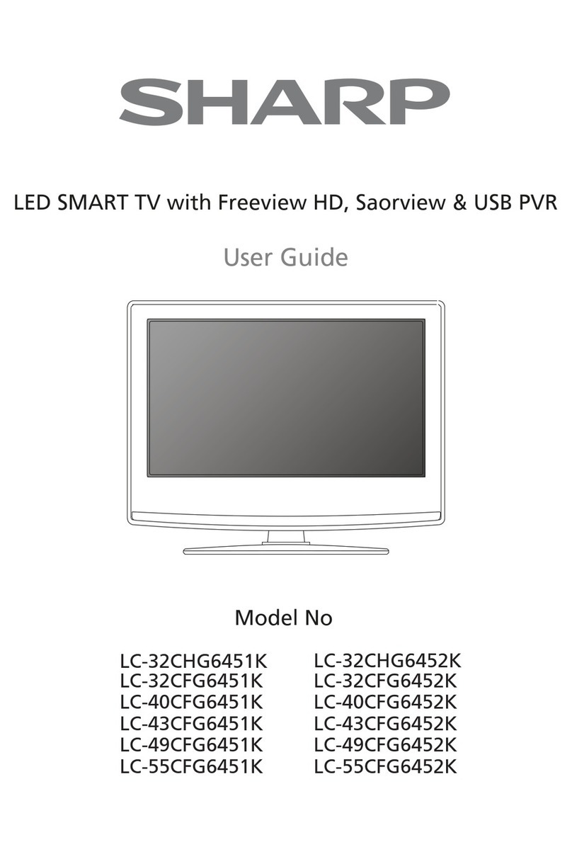 Sharp LC-32CHG6451K User manual