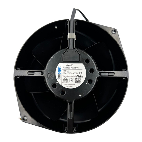Ebmpapst W2S130-AA25-64 operating instructions
