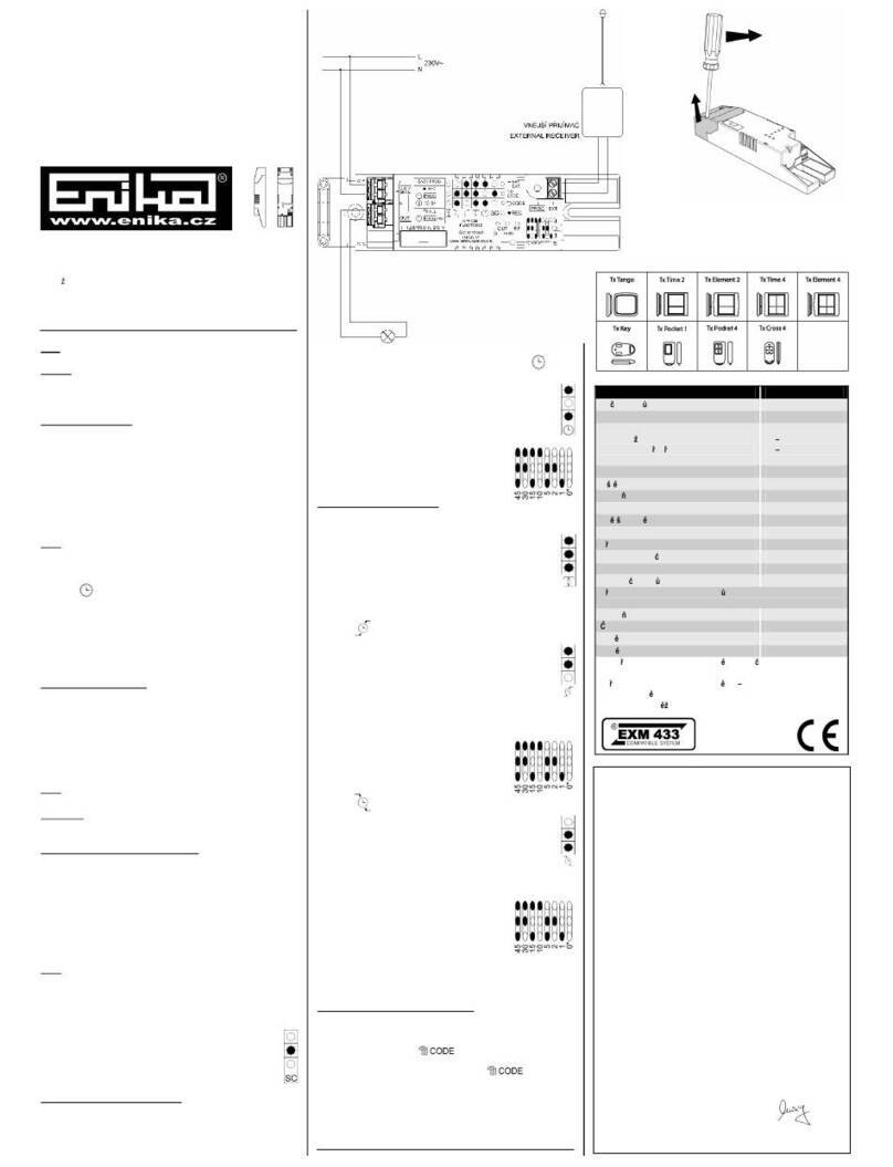 enika RX1 N D User manual