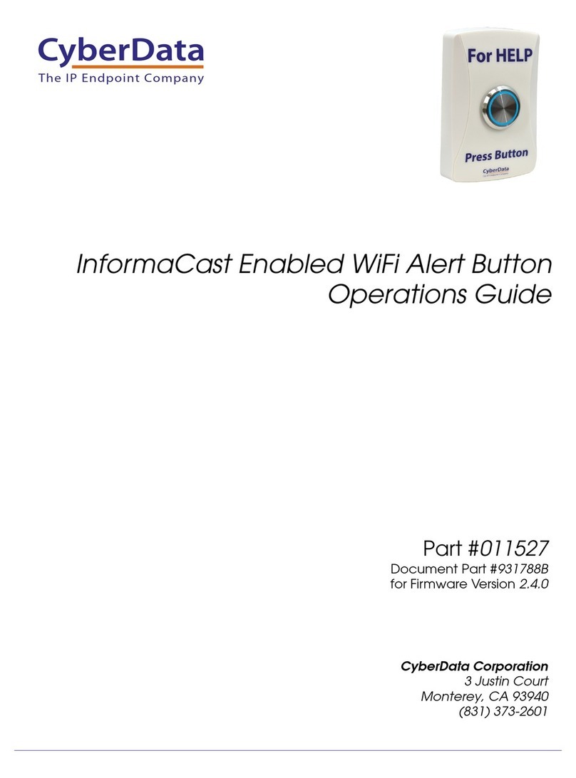 CyberData 011527 User manual
