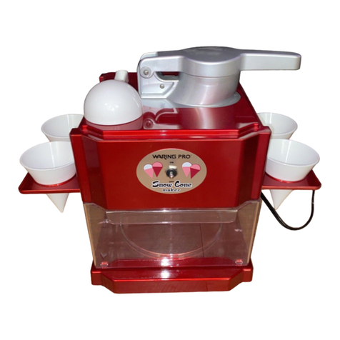 Waring WSCM200MRPC User manual