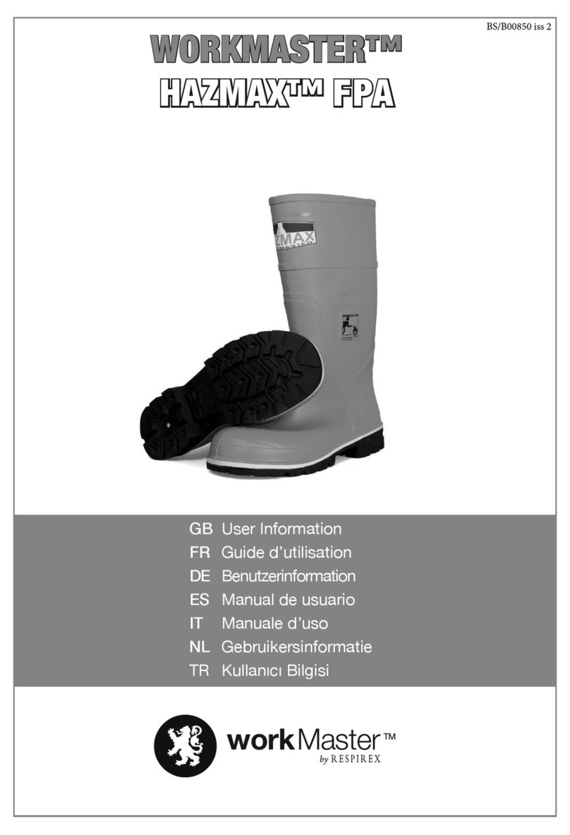 Respirex Workmaster HAZMAX FPA User information