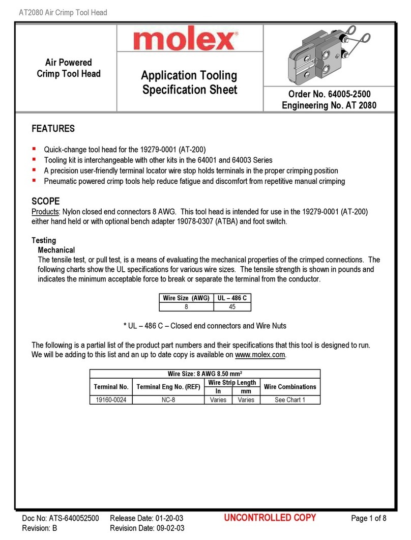molex AT-200 User manual