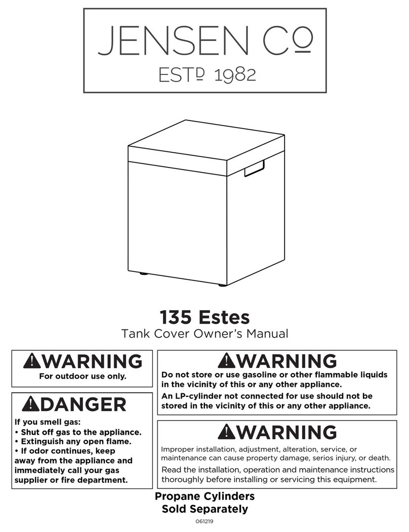 Jensen 135 Estes owner's manual