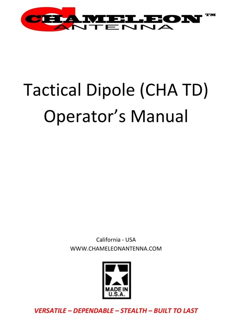 Chameleon Antenna CHA TD Operator's manual
