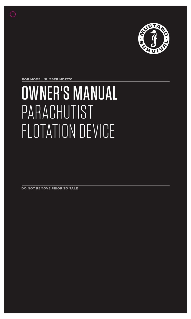 Mustang Survival MD1270 owner's manual