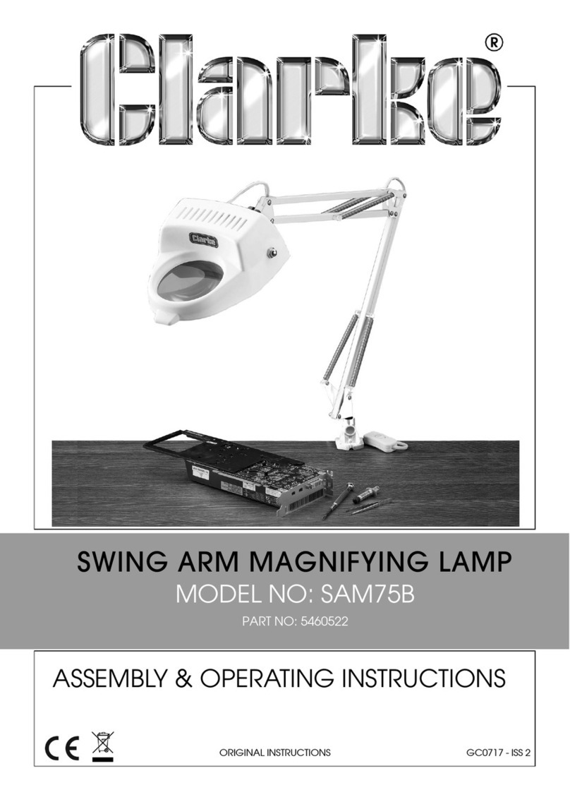 Clarke SAM75B Quick reference guide
