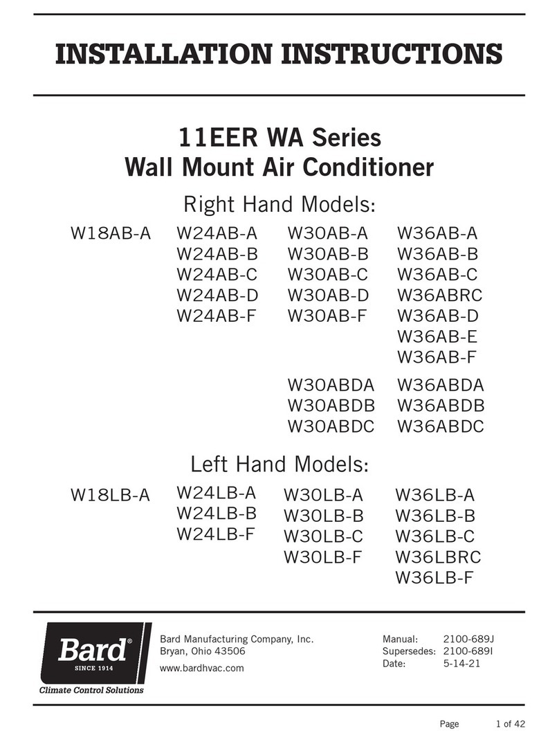 Bard W36ABRC User manual