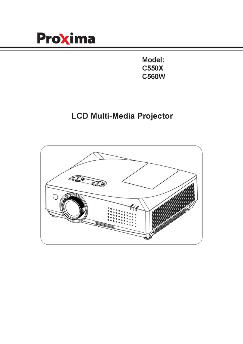 Proxima C550X User manual Proxima C550X User manual
