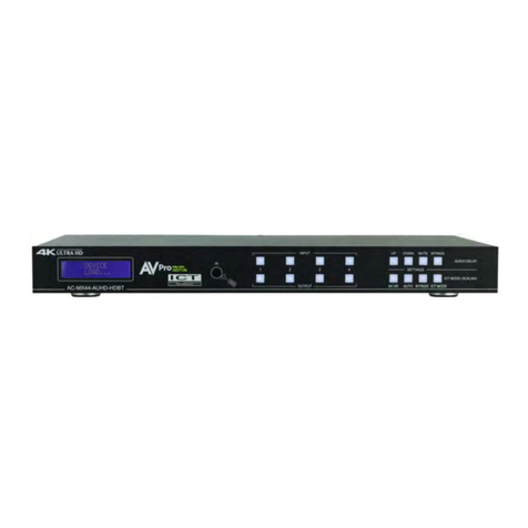 AVPro Edge AC-MX44/88-AUHD-HDBT User manual