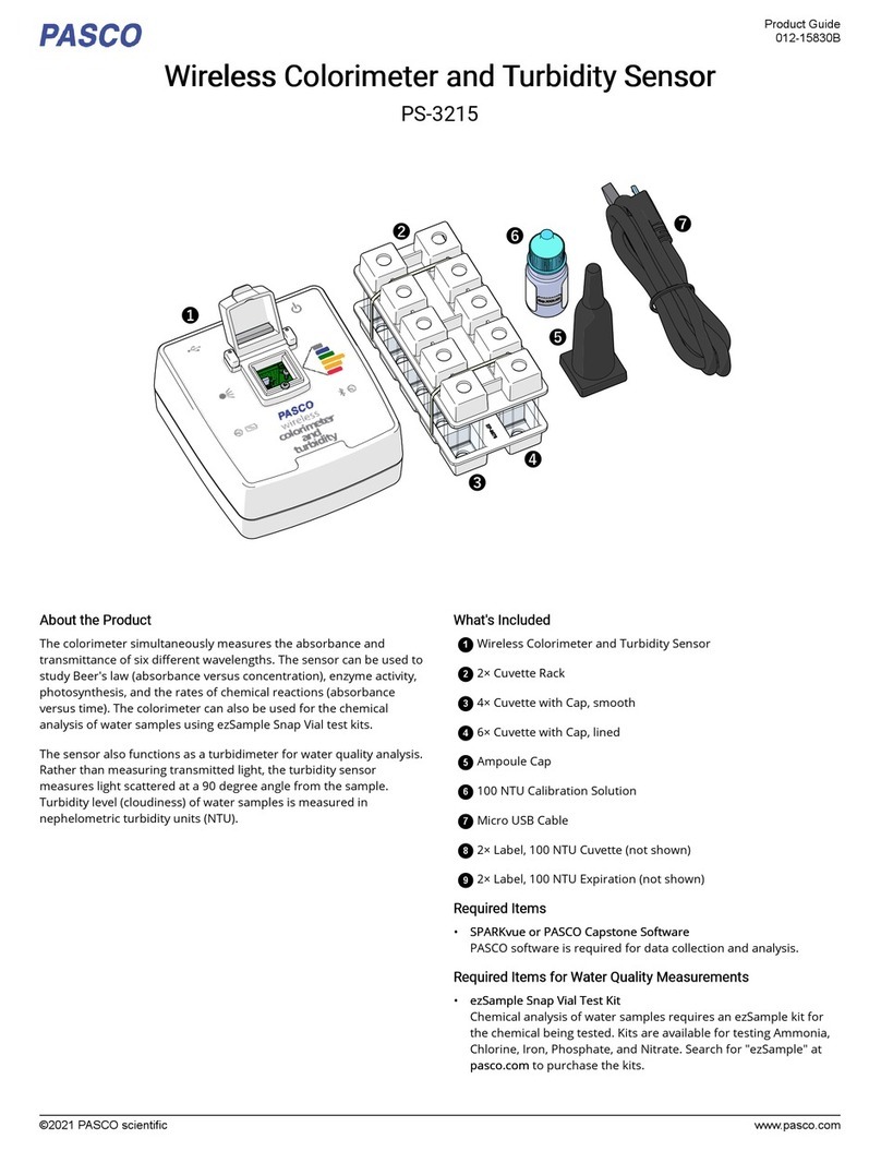 PASCO PS-3215 User manual