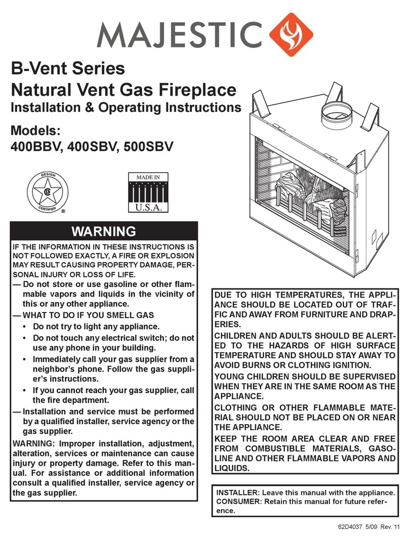 Majestic B-Vent Series Manual