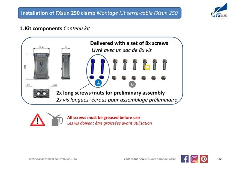 Facnor FXsun 250 User manual