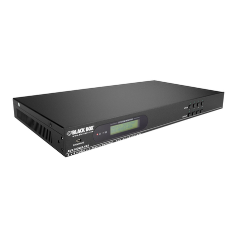 Black Box AVS-HDMI2-4X4 User manual