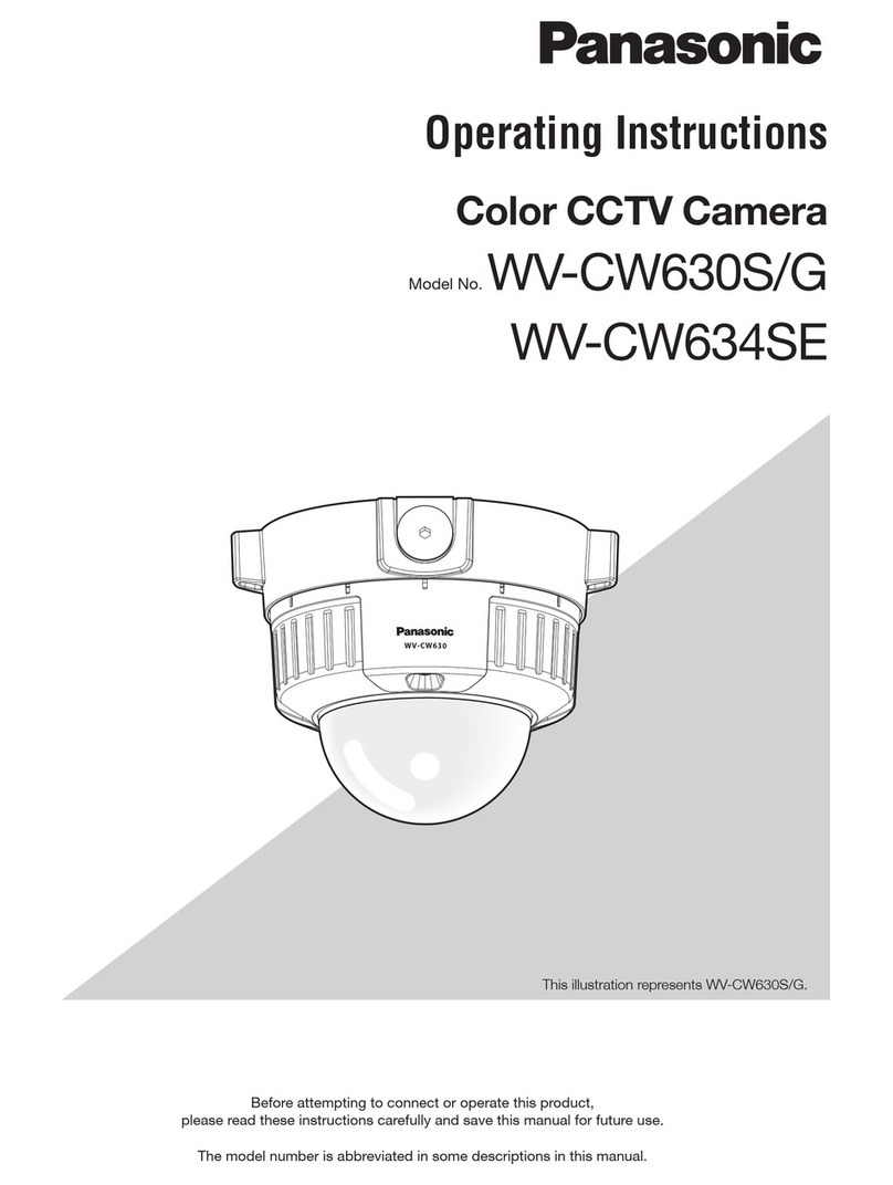 Panasonic WV-CW630S/G User manual