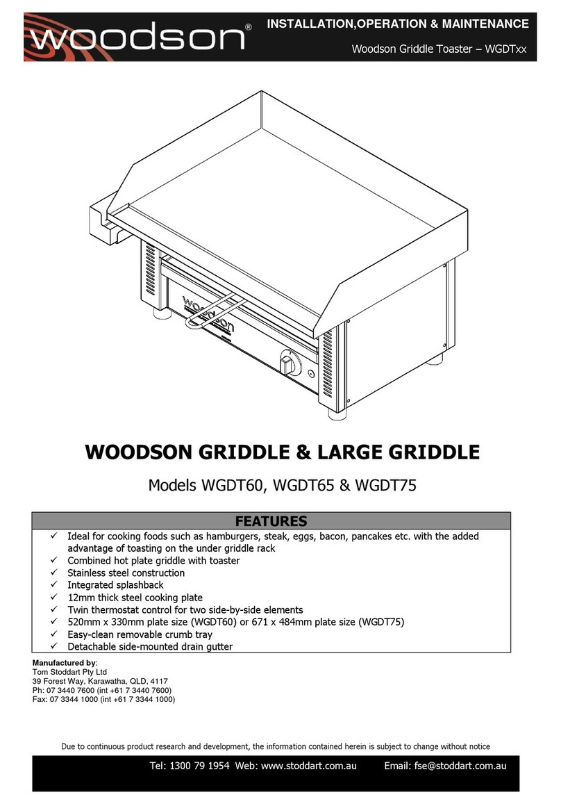 Woodson WGDT Series Installation operation & maintenance