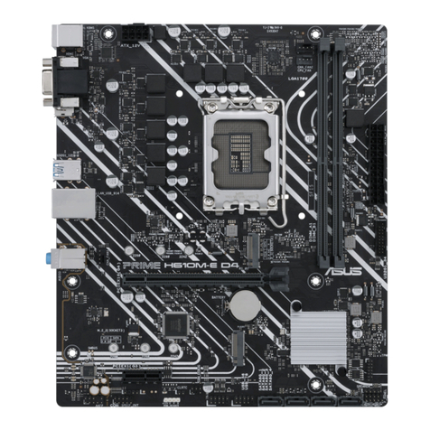 Asus PRIME H610M-E D4 manual