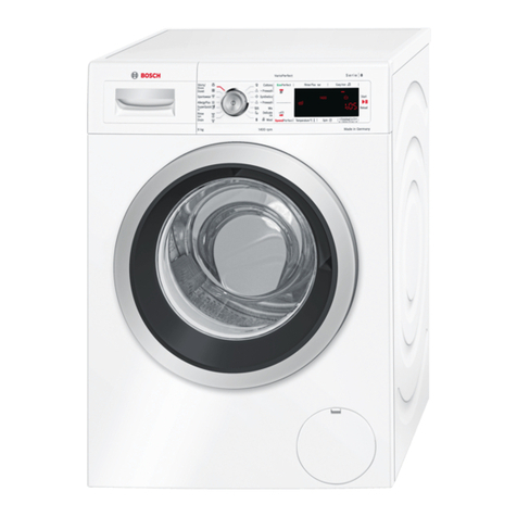 Bosch WAW28480SG Instruction manual and installation instructions