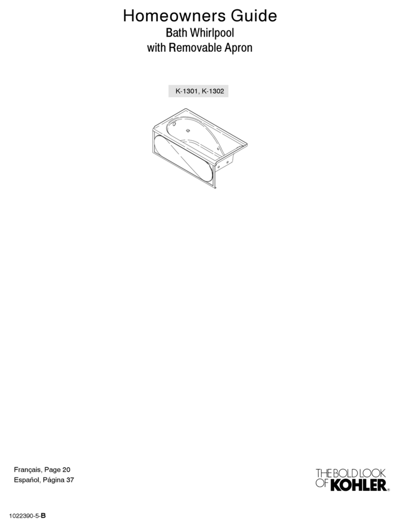 Kohler K-1301 Assembly instructions