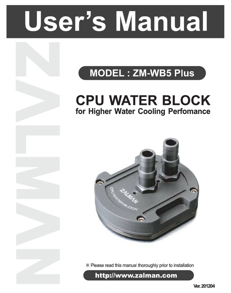 ZALMAN ZM-WB5 Plus User manual ZALMAN ZM-WB5 Plus User manual