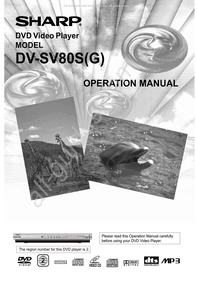Sharp DV-SV80S(G) User manual Sharp DV-SV80S(G) User manual