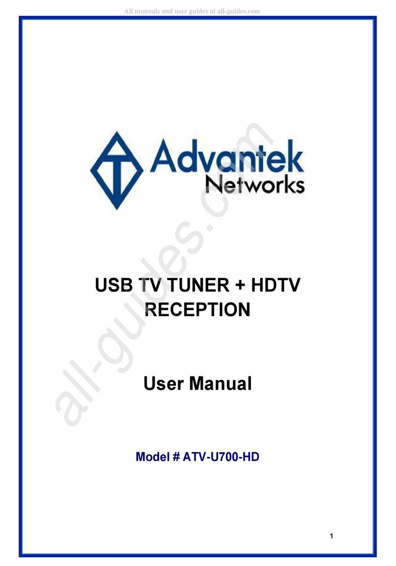 Advantek Networks ATV-U700-HD User manual