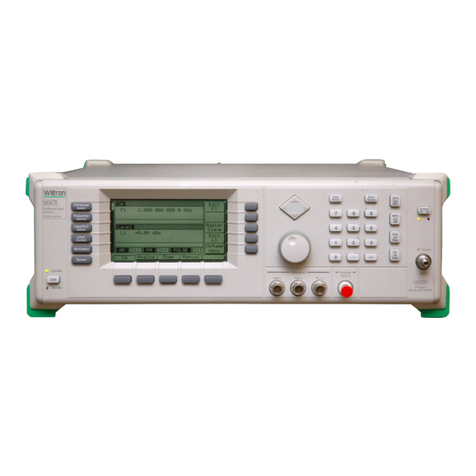 Wiltron 681XXB Series Operation manual