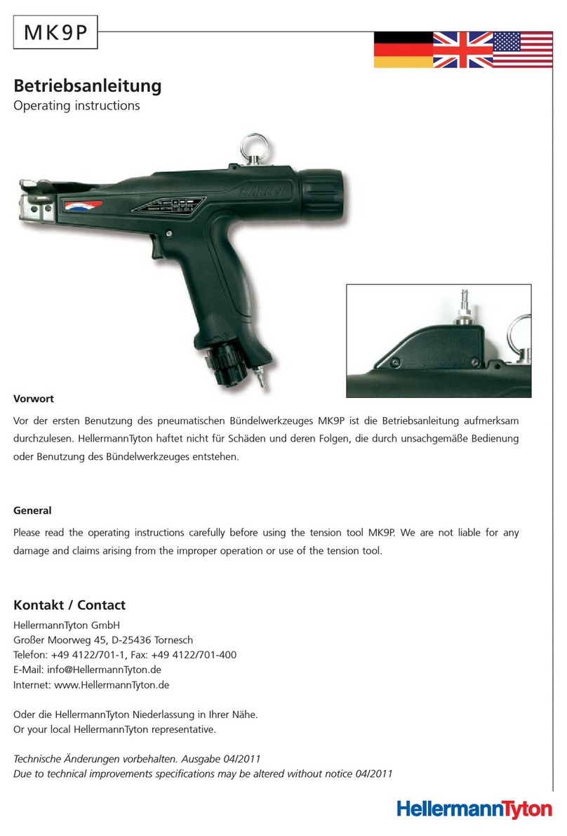 Hellermann Tyton MK9P User manual