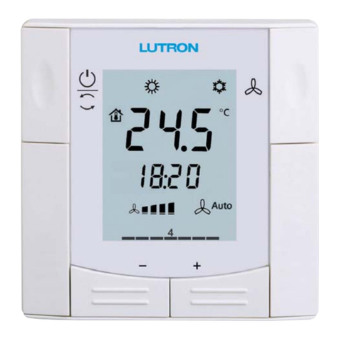 Lutron Electronics LR-HVAC-230-S User manual Lutron Electronics LR-HVAC-230-S User manual