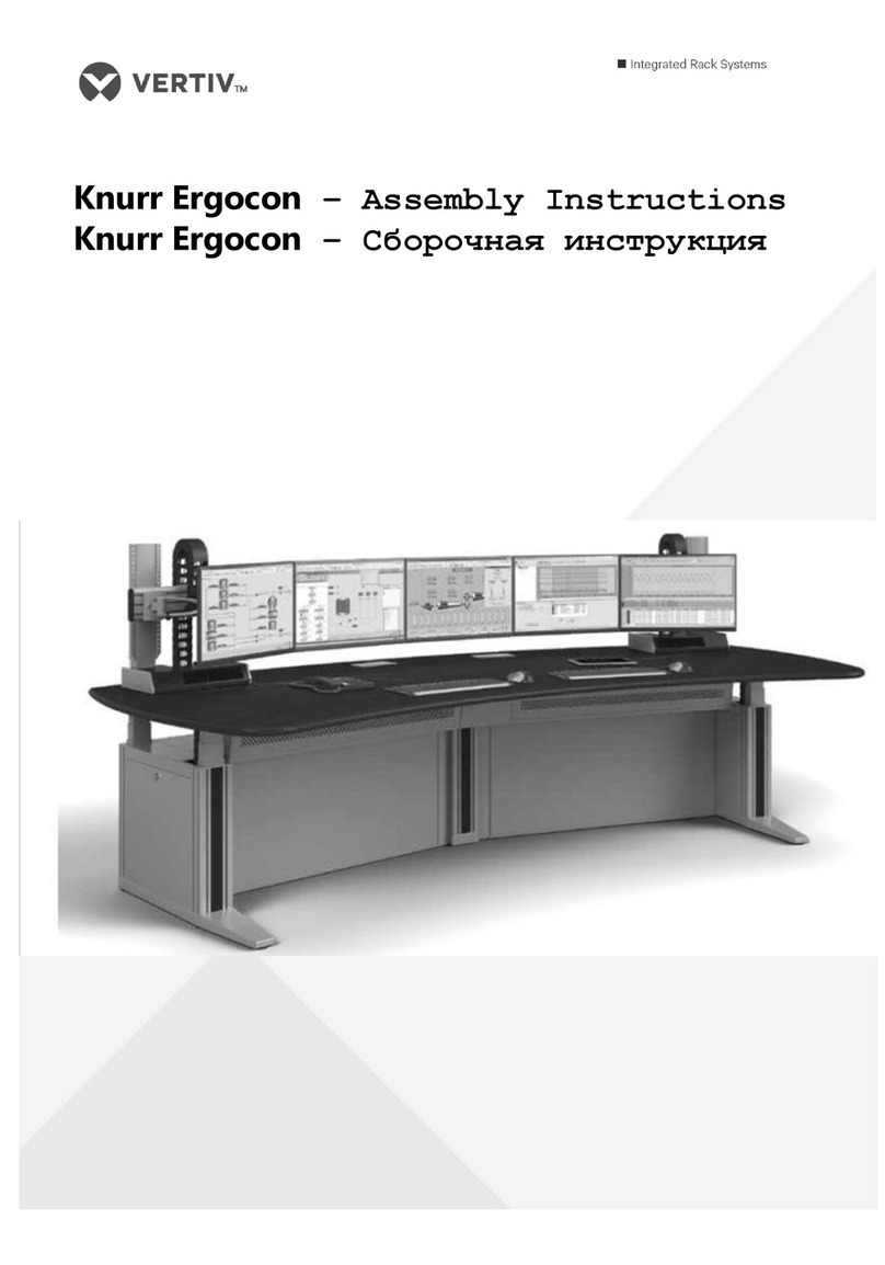 Vertiv Knurr Ergocon Assembly instructions