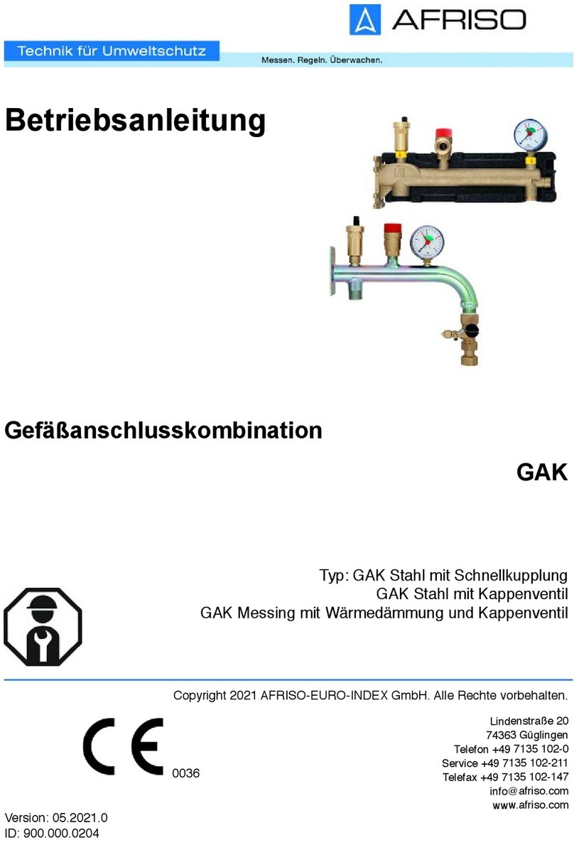 AFRISO GAK User manual