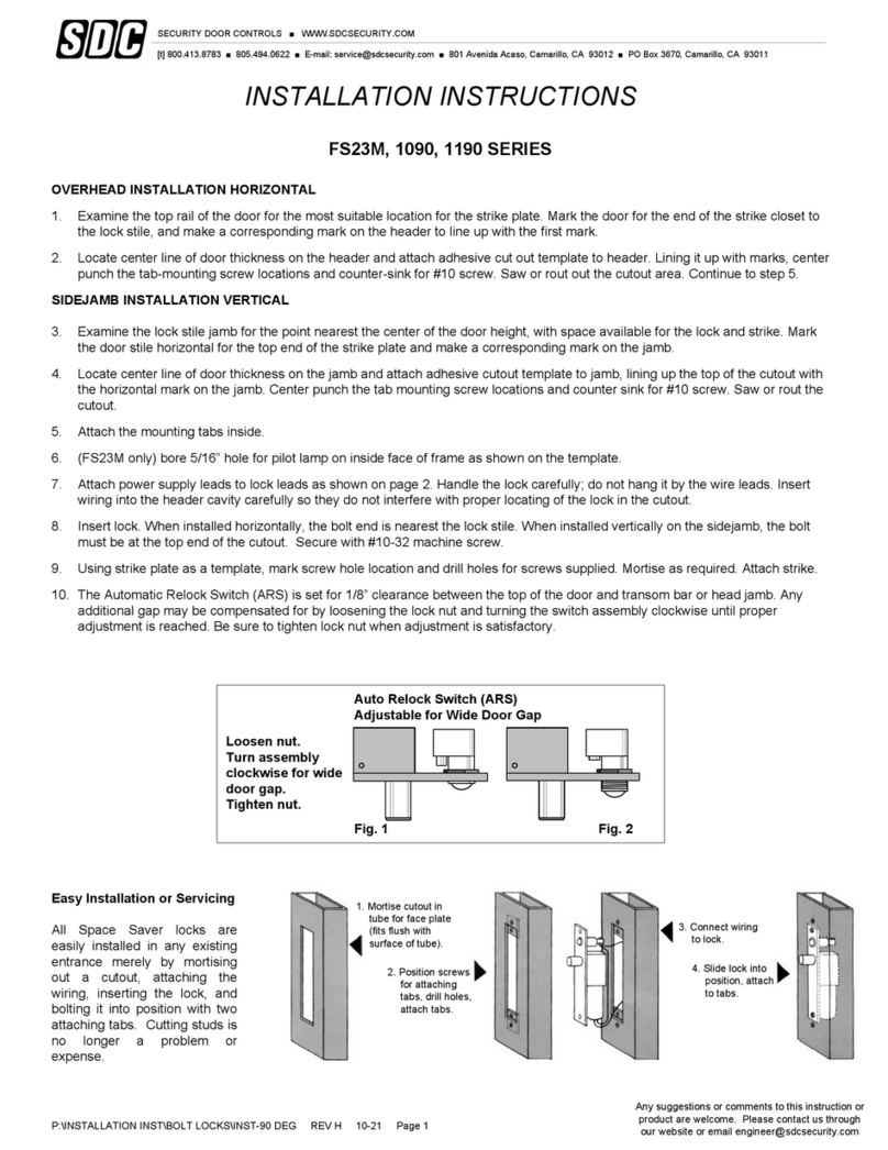 SDC FS23M Series User manual SDC FS23M Series User manual