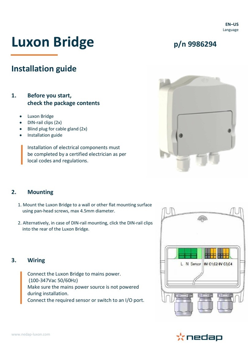 Nedap Luxon Bridge installation guide