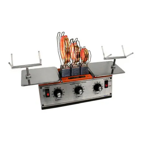 Eraser Bench Glo-Ring AH2711 operating manual