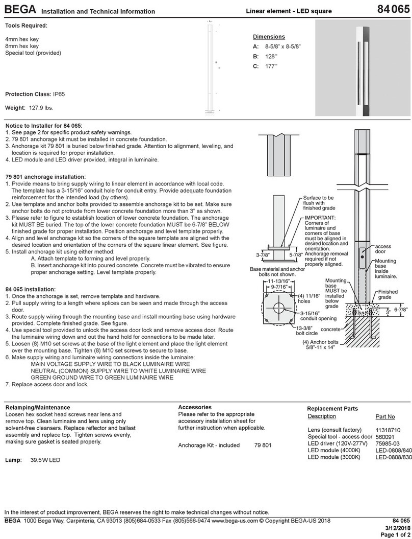 BEGA 84065 Manual