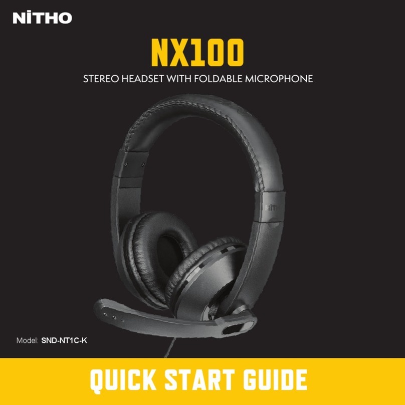 Nitho NX100 User manual