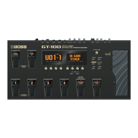BOSSCO GT-100 Operating and maintenance manual