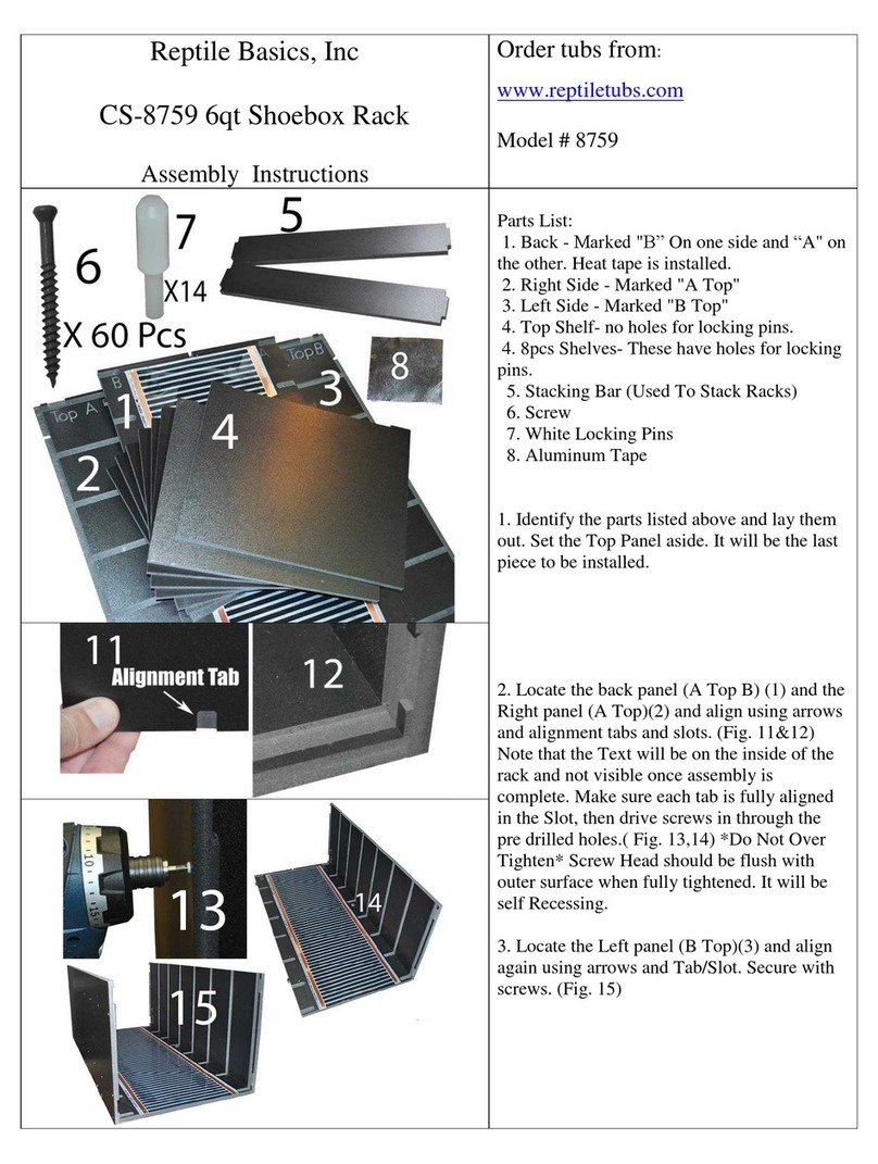 REPTILE CS-8759 Assembly instructions
