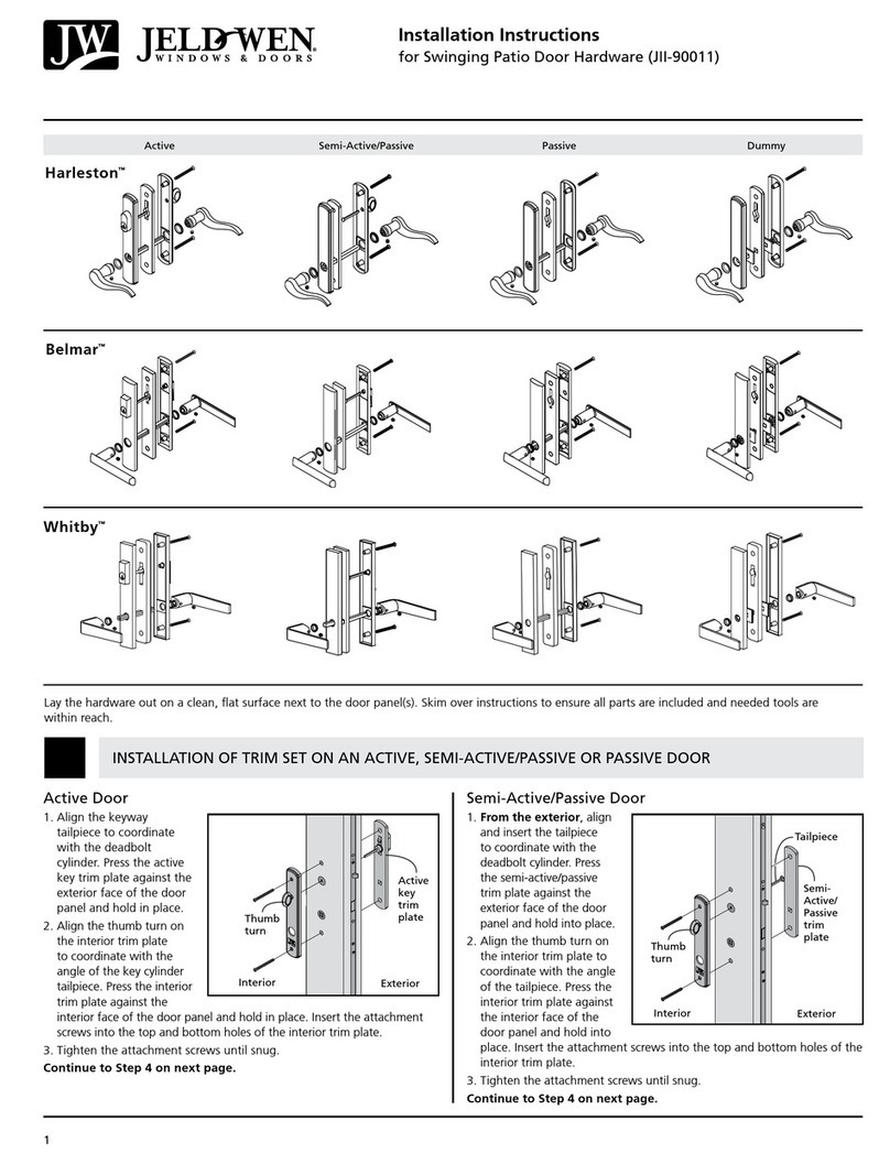 Jeld-Wen Harleston installation instructions