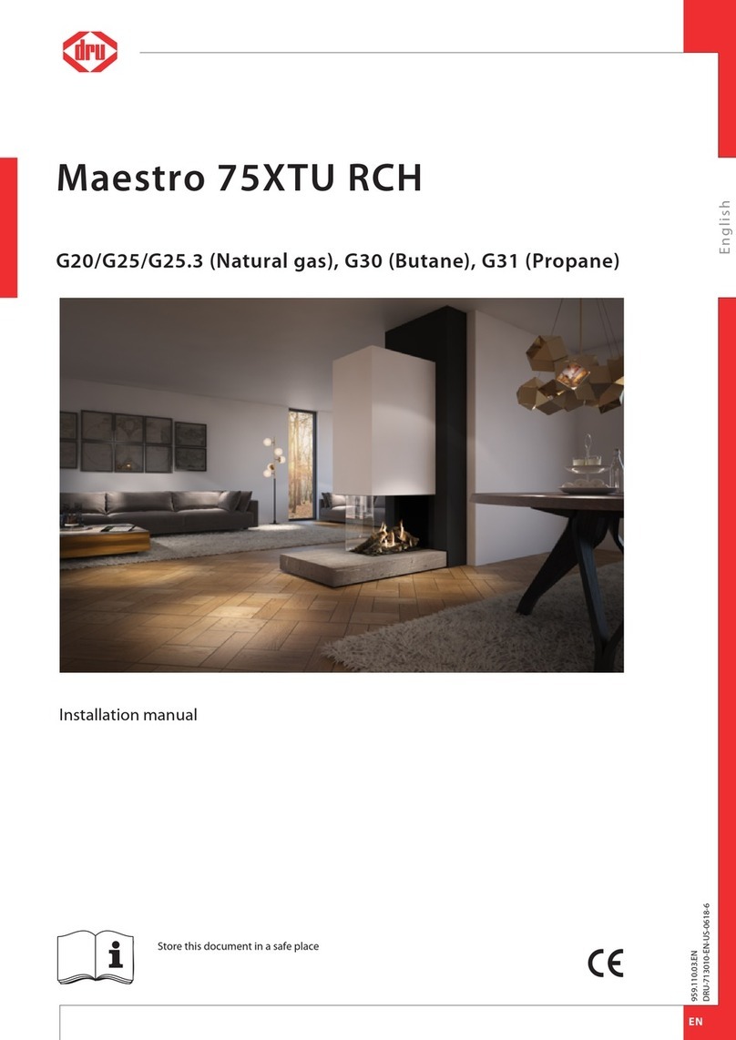Dru Maestro 75XTU RCH installation manual