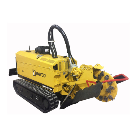 Rayco RG74T-R Installation and user guide