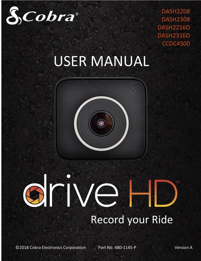 Cobra DASH2208 User manual Cobra DASH2208 User manual