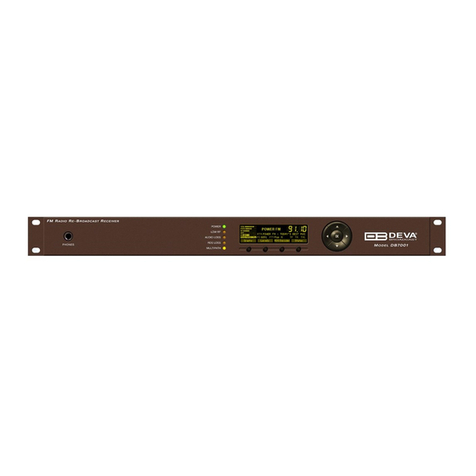 DEVA Broadcast DB7001 User manual