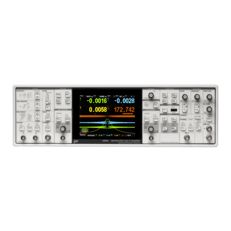 SRS Labs SR860 Operation manual