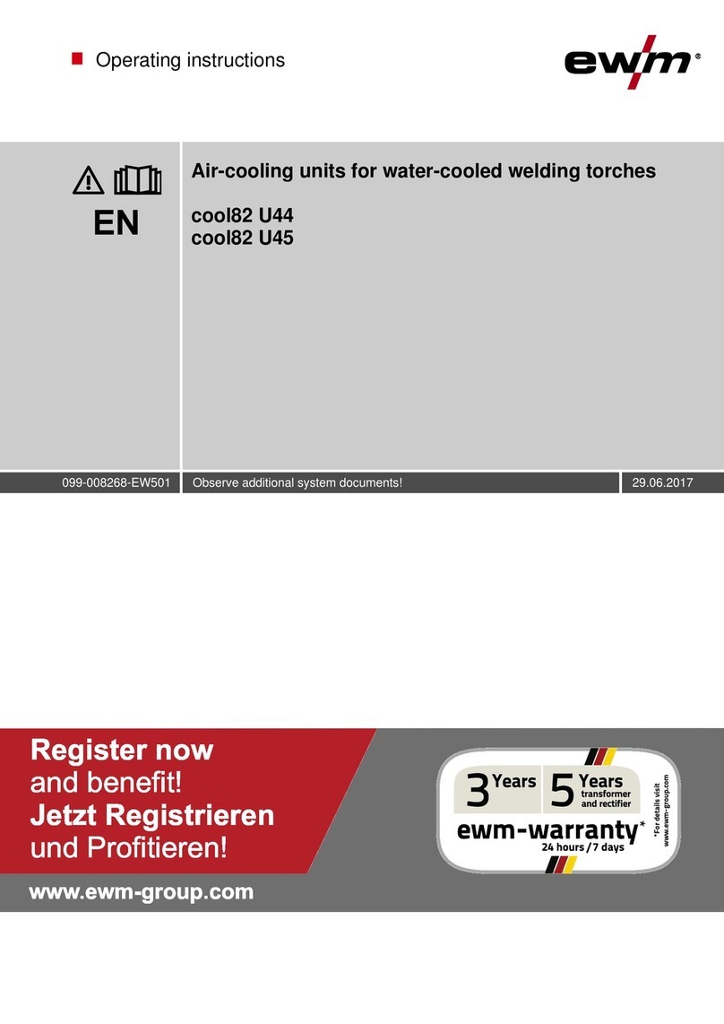 EWM cool82 U44 operating instructions