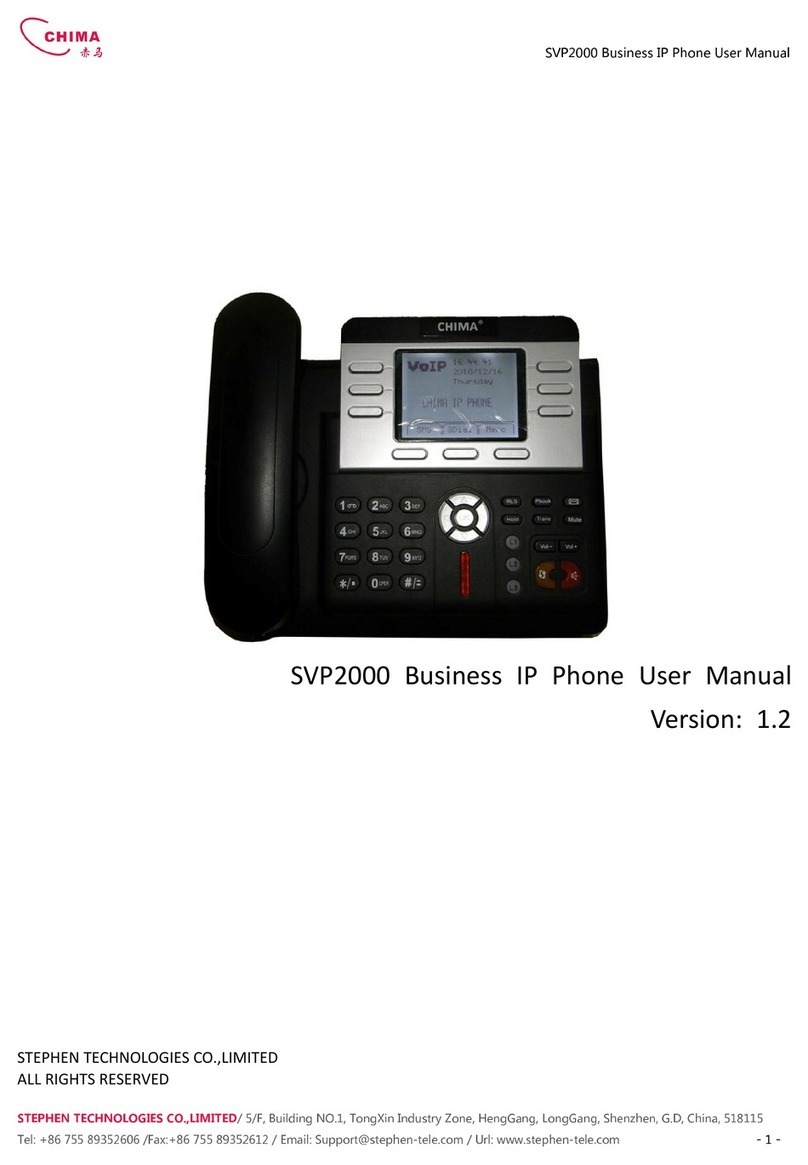 Chima SVP2000 user manual