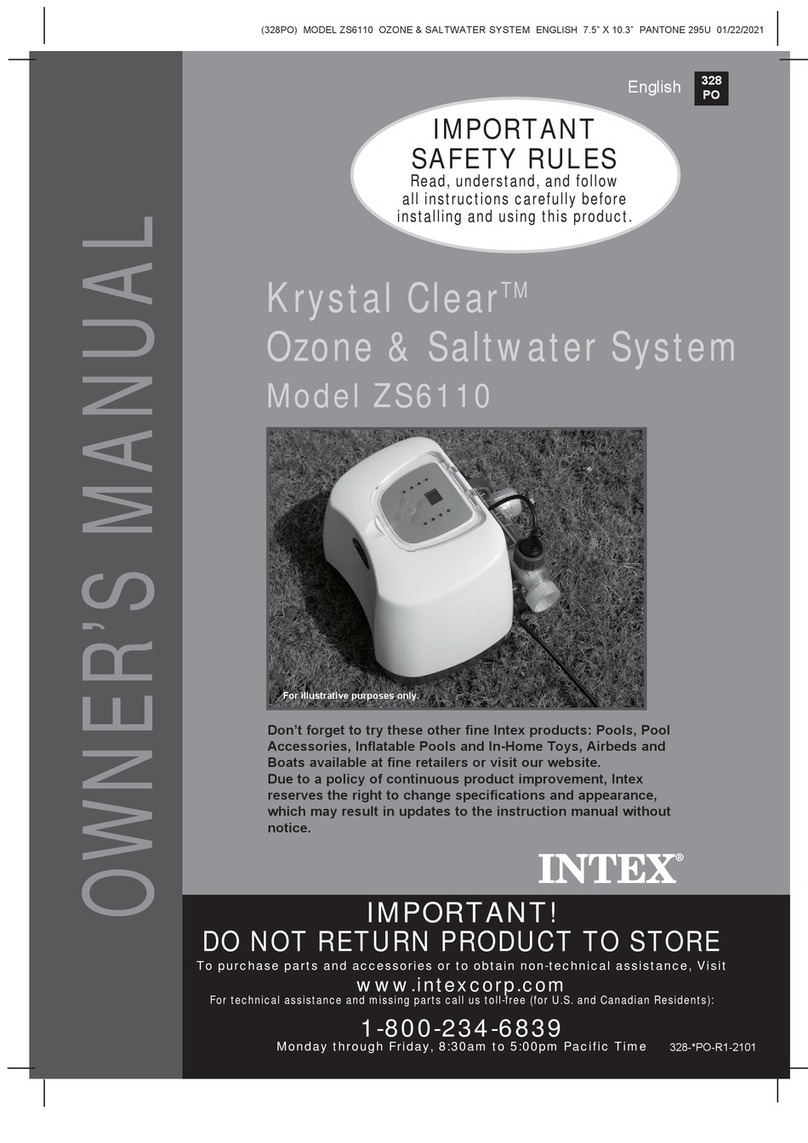 Intex Krystal Clear ZS6110 User manual