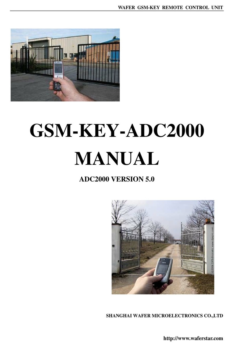 WAFER GSM-KEY-ADC2000 manual