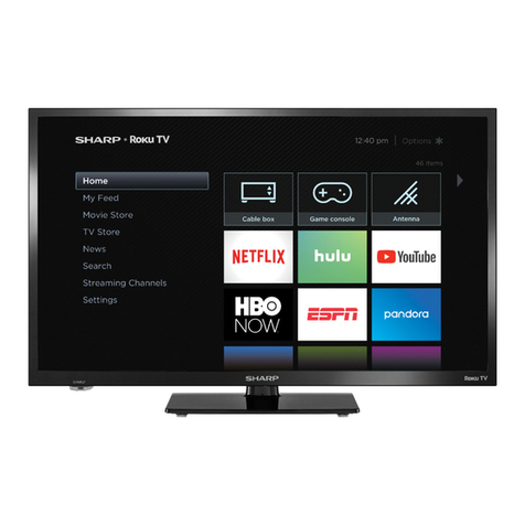 Sharp Rocu TV LC-24LB601U User manual