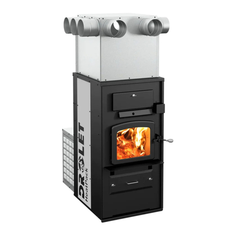 Drolet HeatPack DF00500 Installation and operating instructions